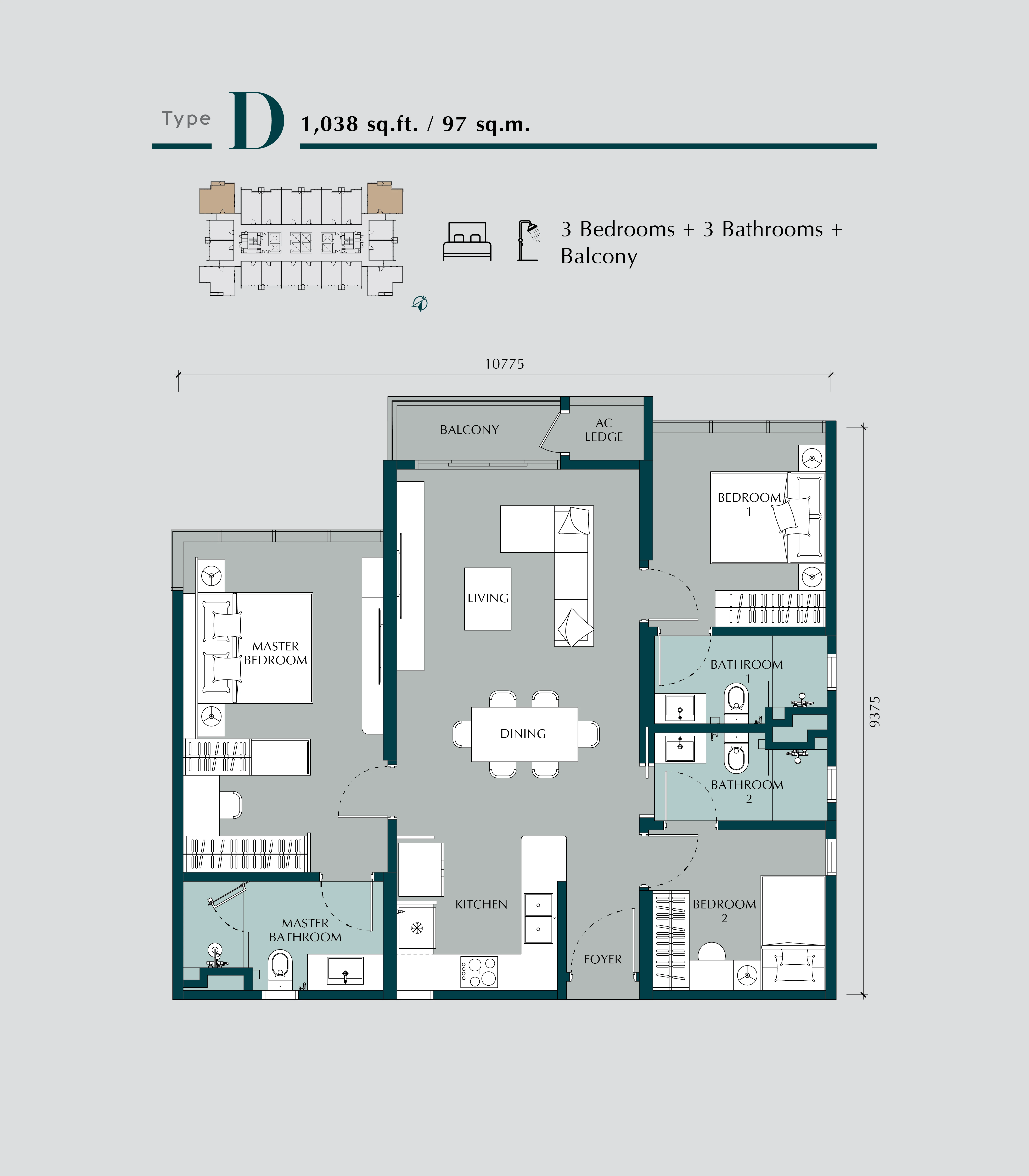 Layout D Floor Plan